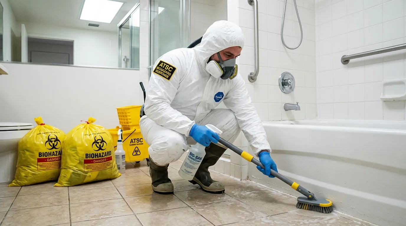 Decontamination equipment deployed for Blood Cleanup in Cutler